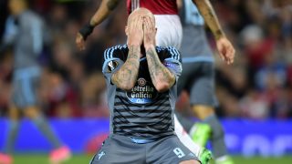 Guidetti se lamenta tras una ocasión del Celta