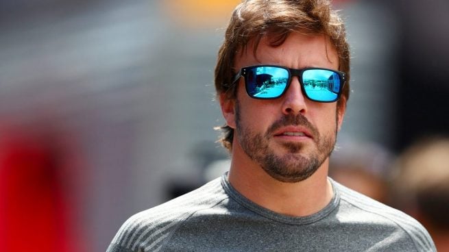 Fernando Alonso en Barcelona (Getty)