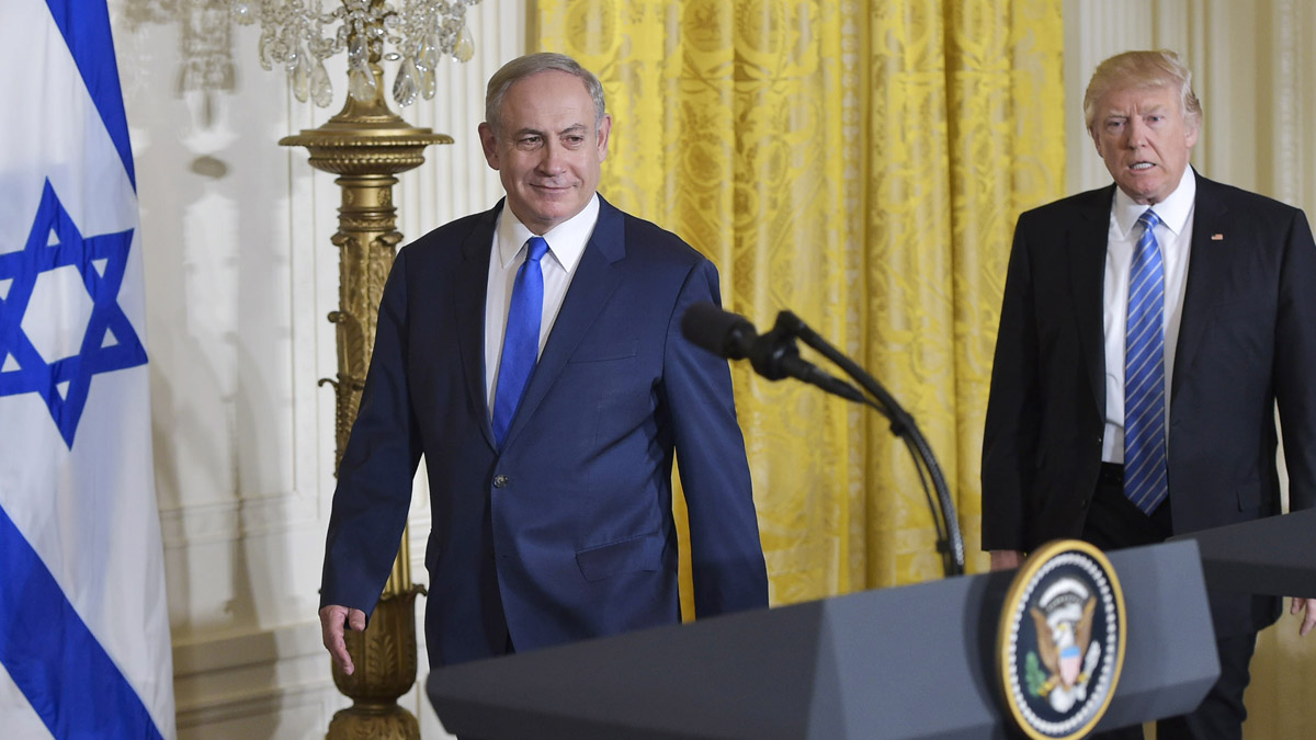Benjamin Netanyahu y Donald Trump (Foto: AFP)