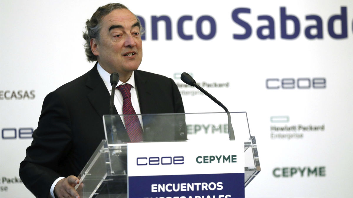 El presidente de la CEOE, Juan Rosell (Foto: EFE).
