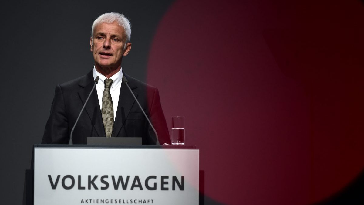 Matthias Müller, presidente de Grupo Volkswagen. (Foto: Getty)