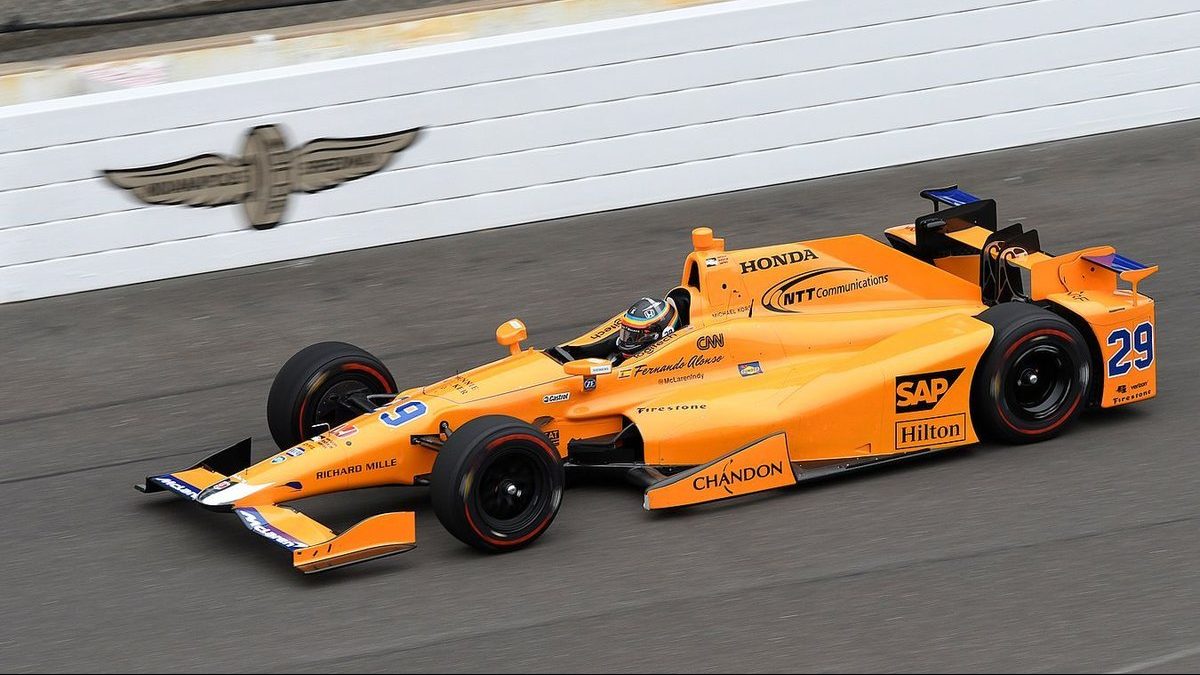 Fernando Alonso en la Indy 500 Getty)