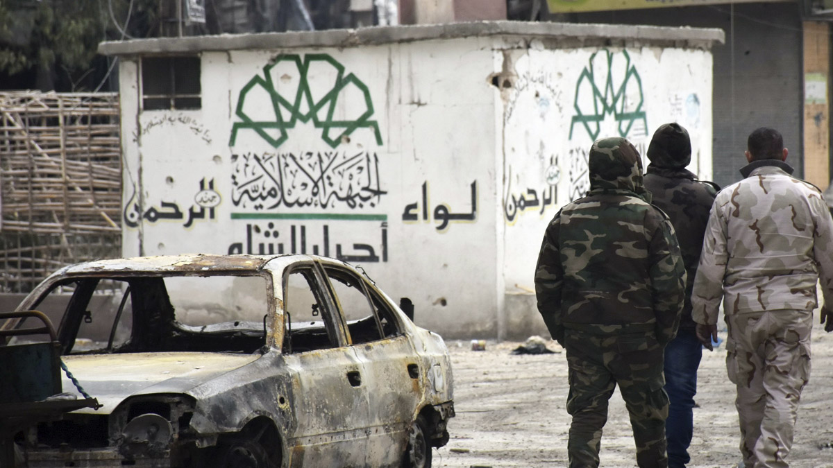 Cuarteles islamistas de Ahrar al Sham en Siria (Foto: AFP)
