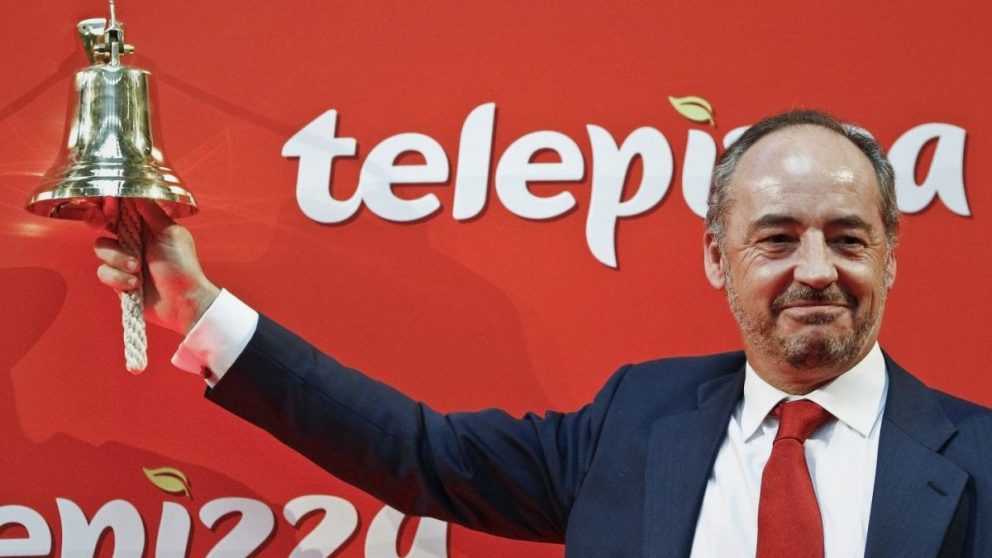 Pablo Juantegui, presidente de Telepizza en la salida a Bolsa (Foto: Flickr BME)