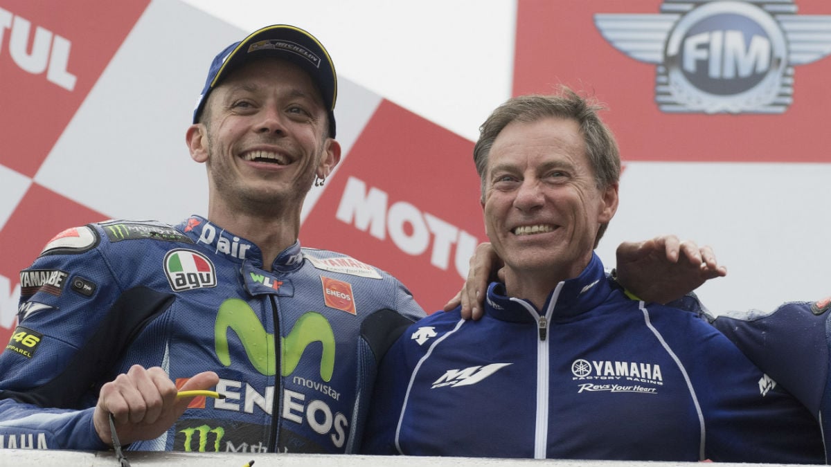 Lin Jarvis, máximo responsable de Yamaha en las carreras, no se ha cortado en reconocer que hubiese preferido que Rossi ganase en Le Mans el pasado domingo. (Getty)