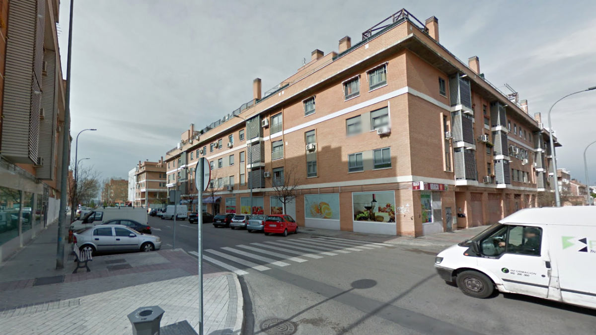 Paso de cebra en la avenida de los Fresnos de Torrejón de Ardoz, lugar del suceso.