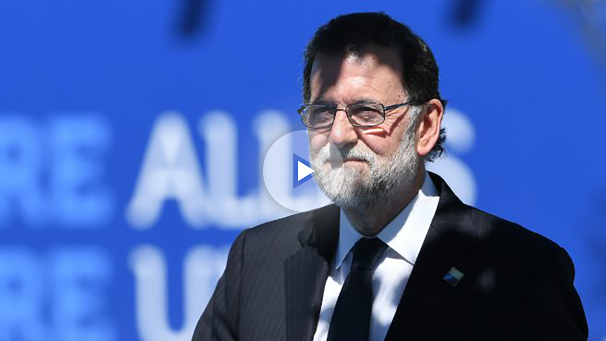 Mariano Rajoy, a su llegada a la cumbre de la OTAN en Bruselas. (AFP)
