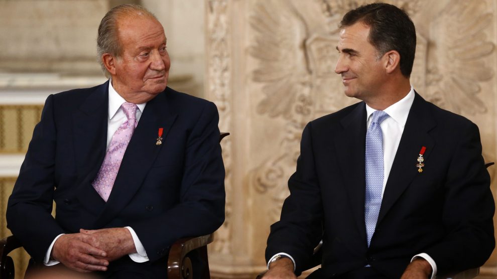 Felipe VI sucedió a su padre en 2014.