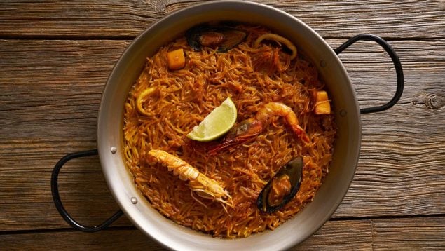 Receta de fideuá