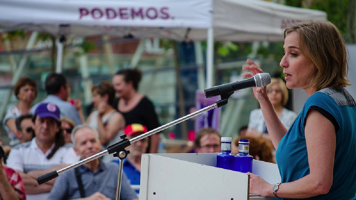 La diputada Tania Sánchez en una imagen de campaña. (Foto: Flickr)