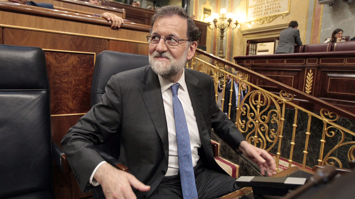 Mariano Rajoy en su escaño del Congreso (Foto: Francisco Toledo)