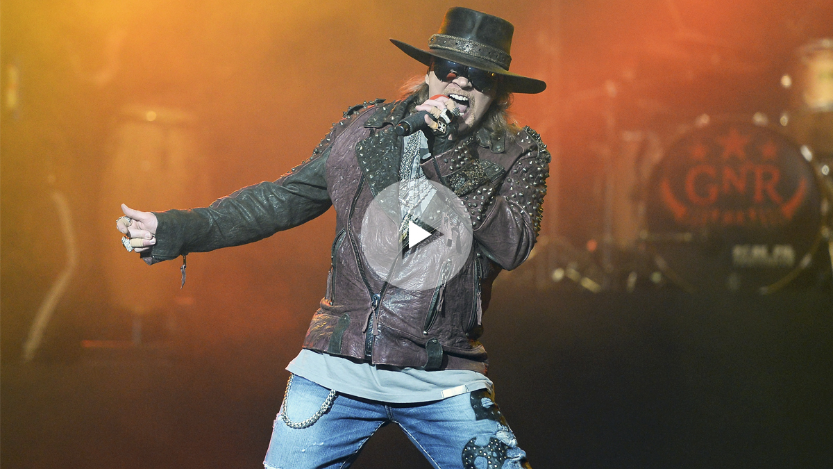 Axl Rose, líder de Guns N’ Roses. (Foto: Getty)