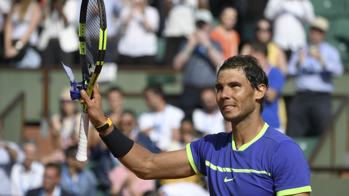 Rafa Nadal, en Roland Garros. (AFP)