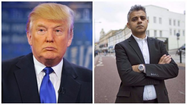 Trump tilda de patético al alcalde de Londres en Twitter