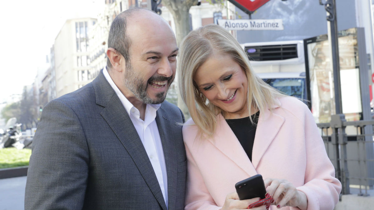 Pedro Rollán y Cristina Cifuentes (CAM/ P.González).