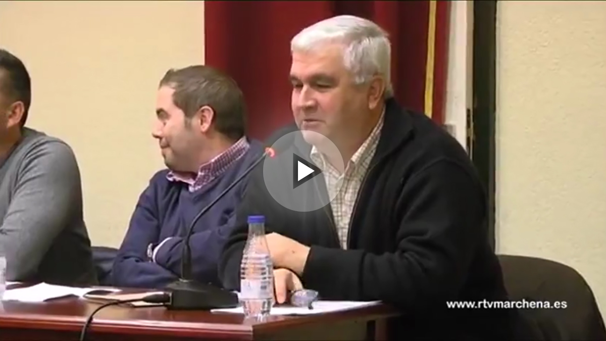 El concejal podemita en el Ayuntamiento de Marchena (Sevilla), Manuel Gavira