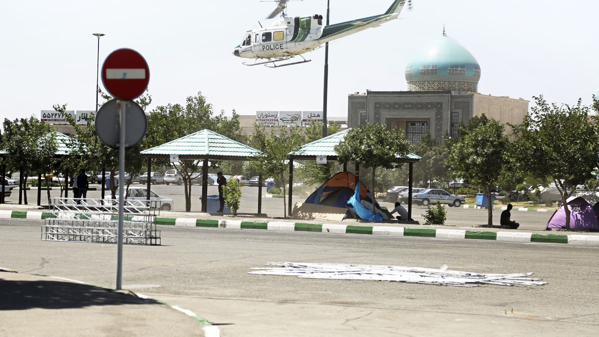 Lugar del atentado en Teherán (Foto: AFP)