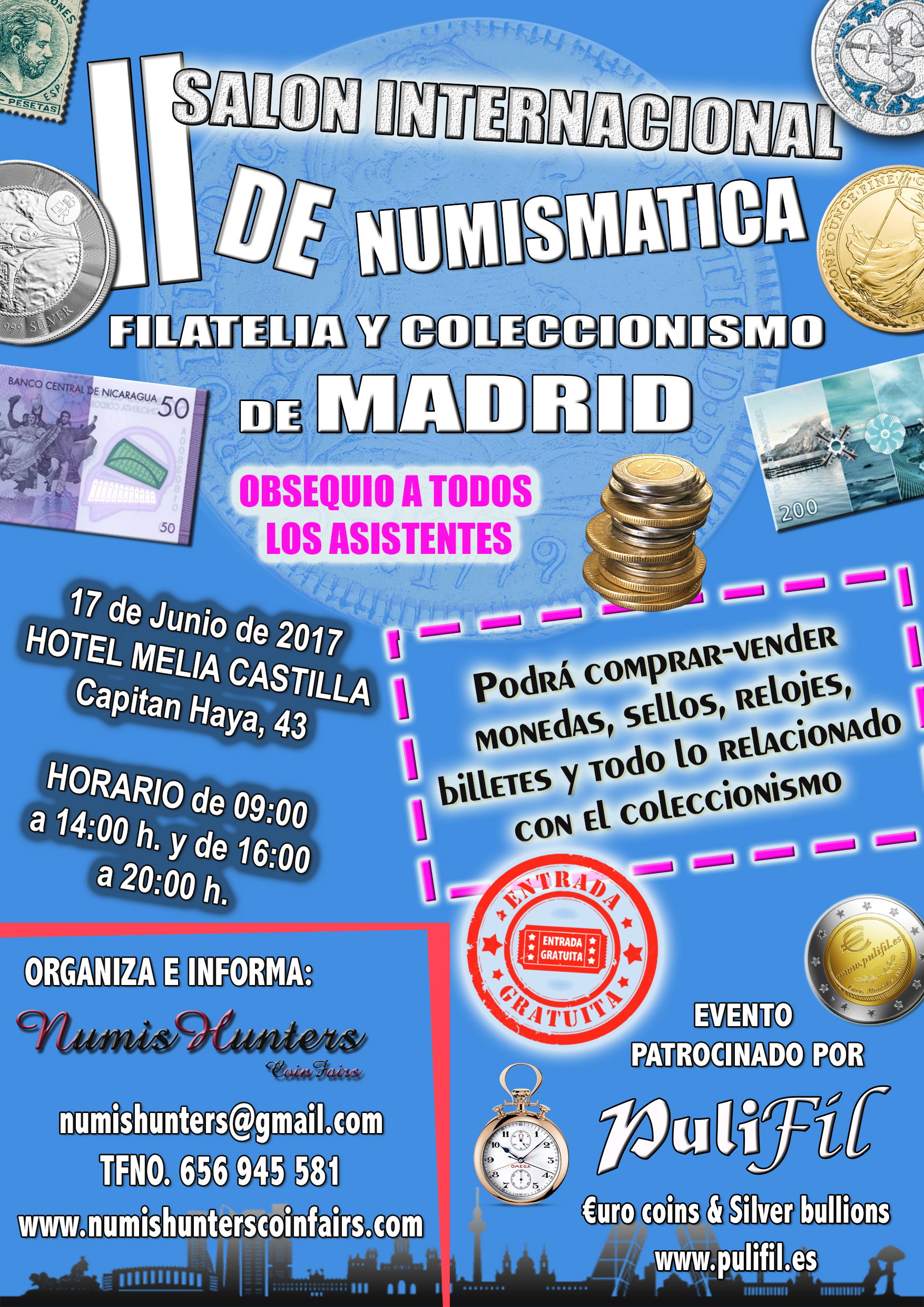 Primera Salón internacional de numismática, filatelia y coleccionismo