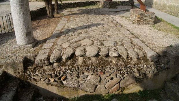 Tramo de calzada romana