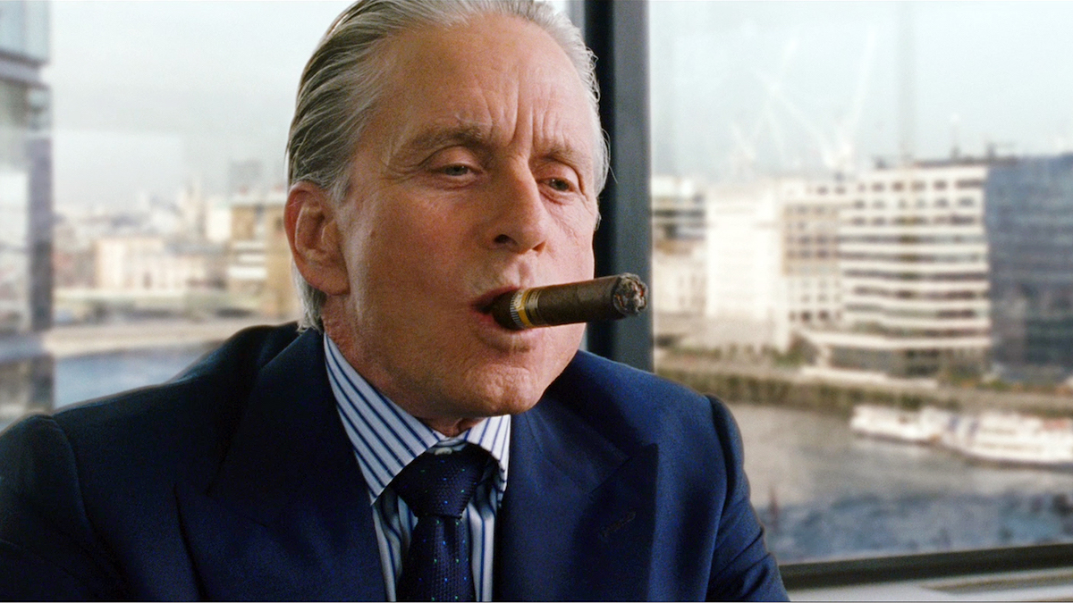 Gordon Gekko, protagonista de la película Wall Street.