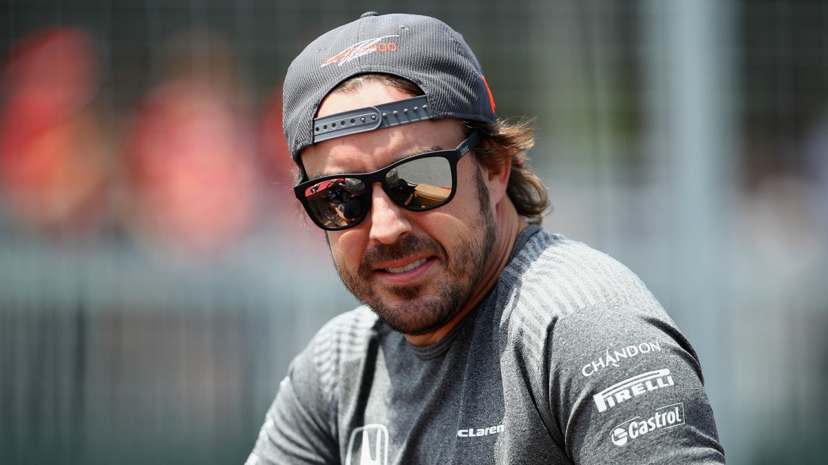 Fernando Alonso, en el Gran Premio de Canadá. (Getty)