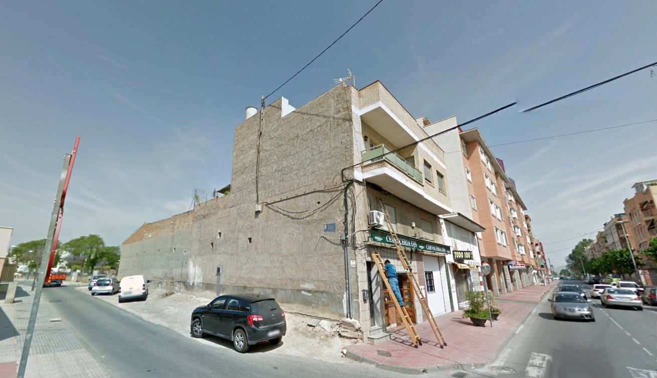 Calles de Beniaján, pedanía de Murcia, donde se produjo el suceso.