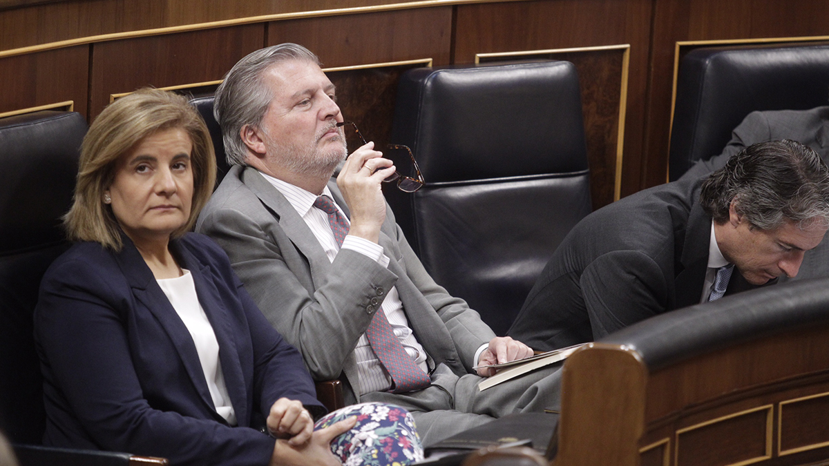 íñigo Méndez de Vigo, Ministro de Educación, en el Congreso de los Diputados. (Foto: Francisco Toledo)