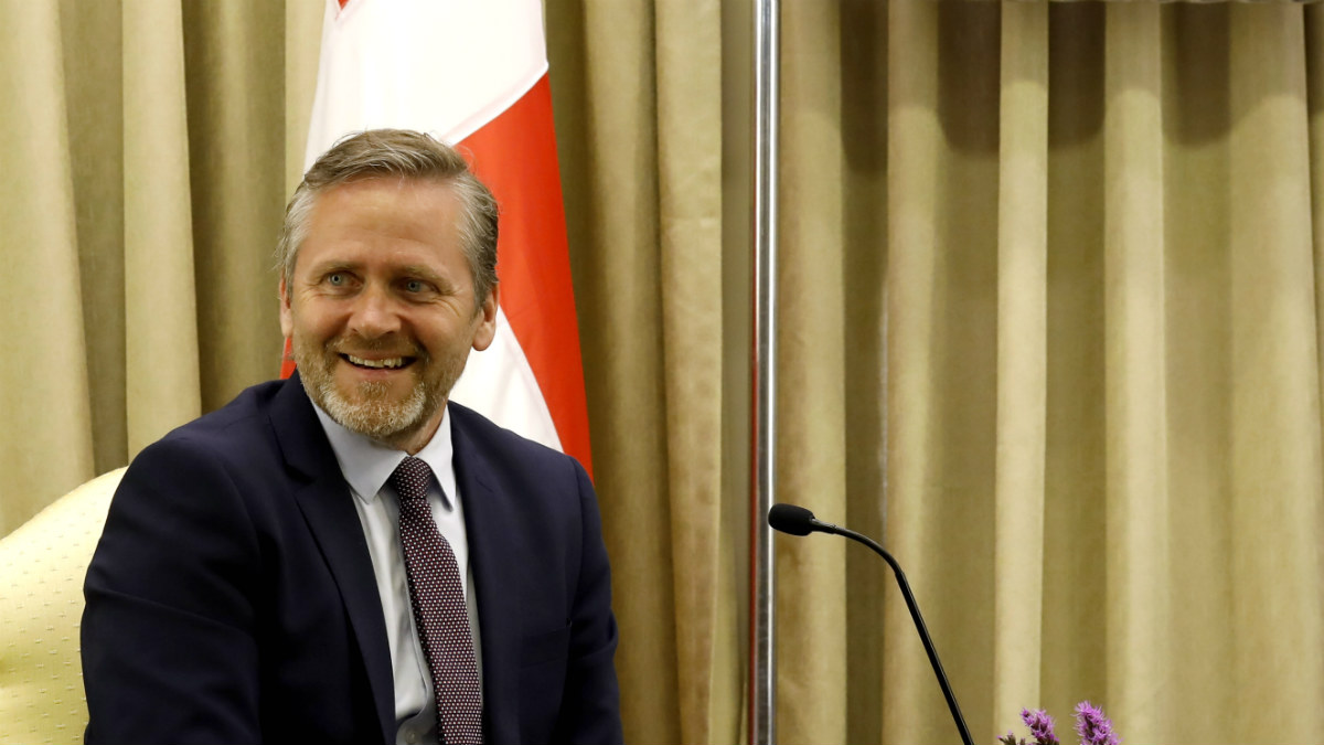 Anders Samuelsen, ministro de Exteriores de Dinamarca. (AFP)