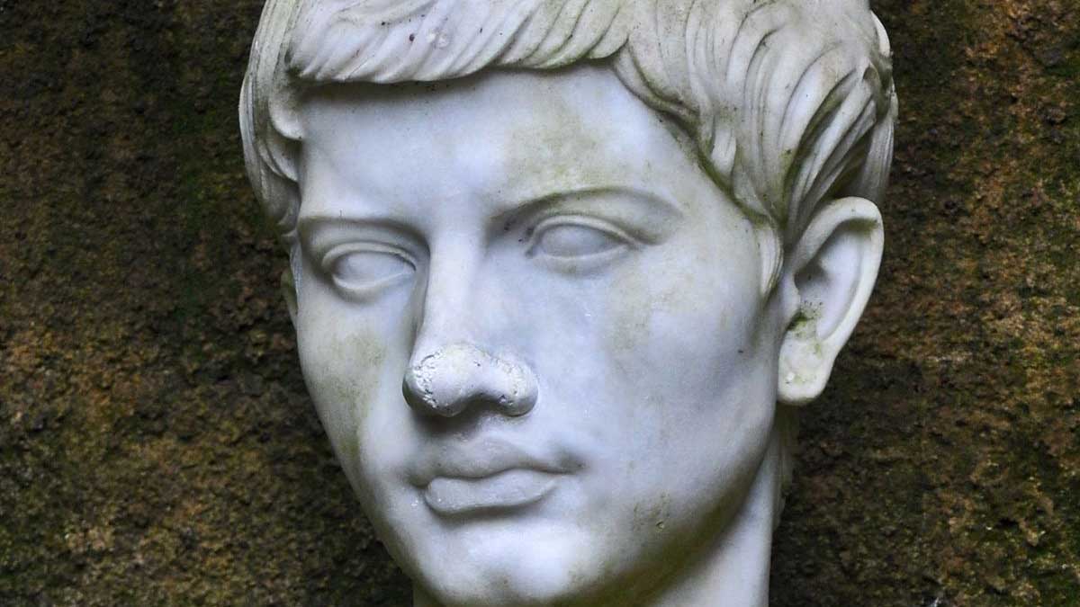 Busto de Virgilio, el gran poeta del Imperio Romano