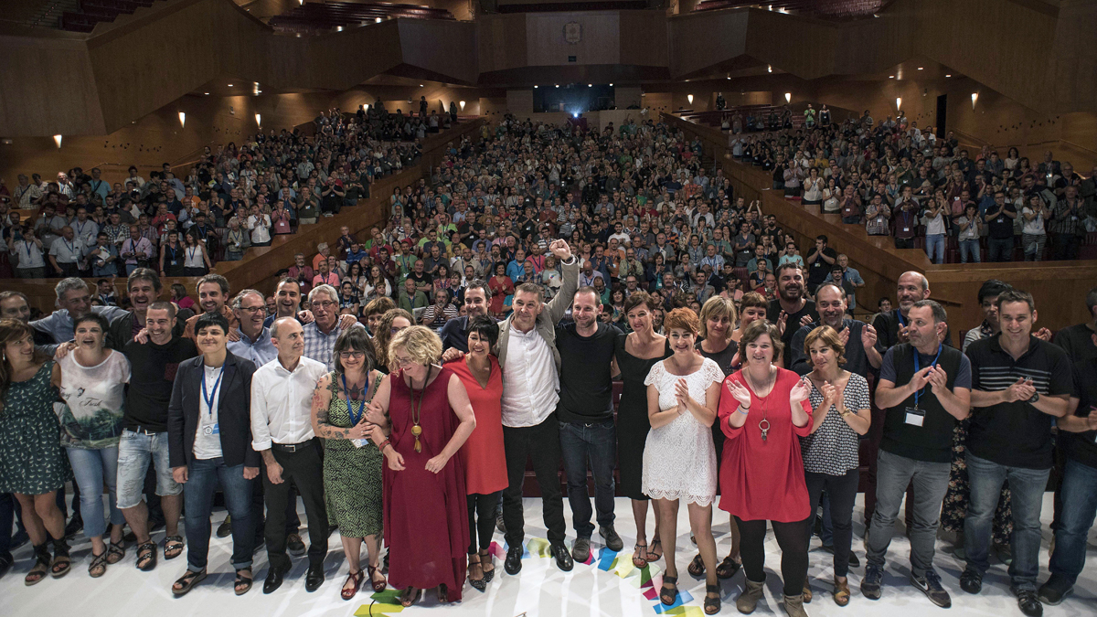 Congreso de EH Bildu en Bilbao. (Foto: EFE)