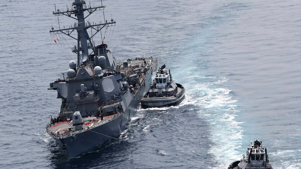 USS Fitzgerald. (Foto: AFP)
