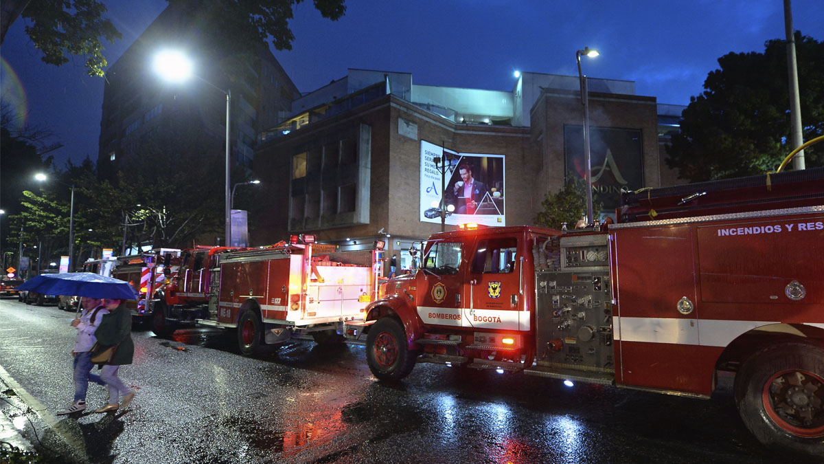 Centro comercial en Bogotá donde se ha producido la explosión (Foto: AFP)