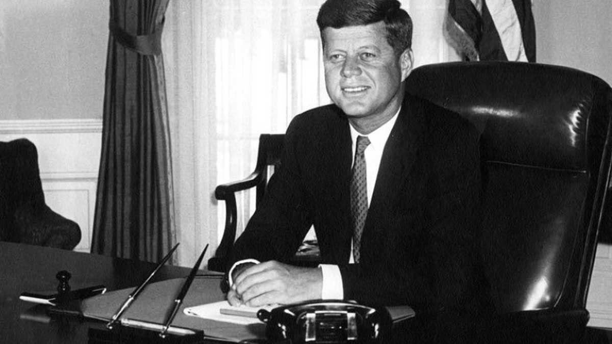 El presidente de EEUU John F. Kennedy, asesinado en 1963.