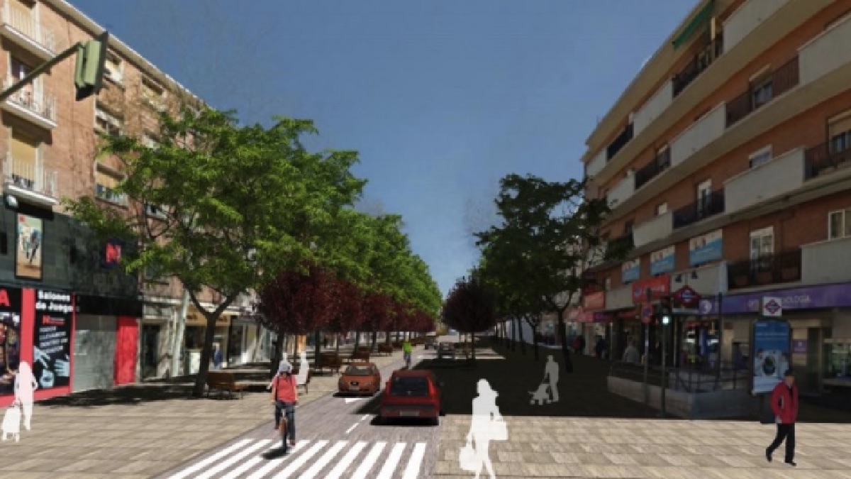Futura calle Alcalá entre Ventas y Ciudad Lineal. (Foto: Madrid)