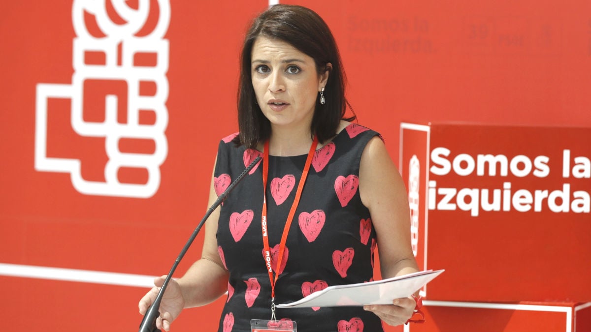 La número dos del PSOE, Adriana Lastra (Foto: Efe)