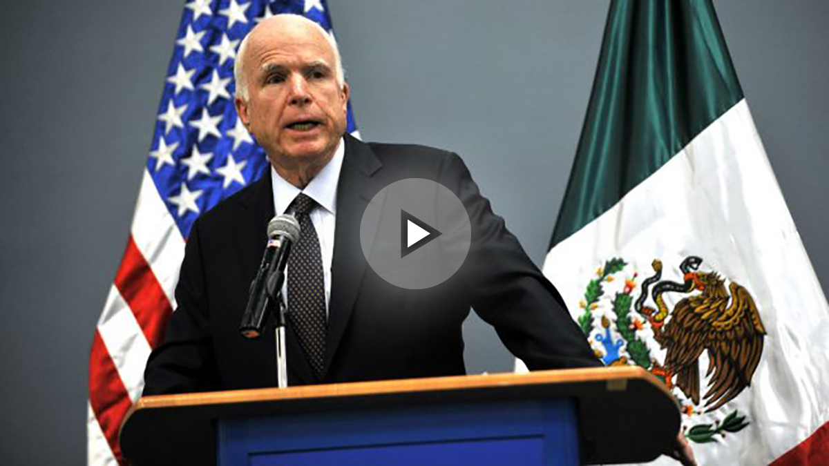 John McCain en una imagen del pasado mes de diciembre (Foto: AFP).