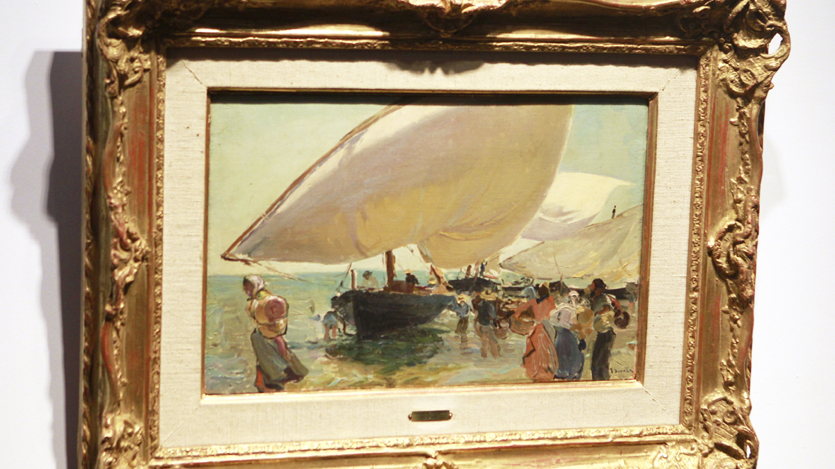 ‘Llegada de barcas’, de Joaquín Sorolla. (Foto: EFE)