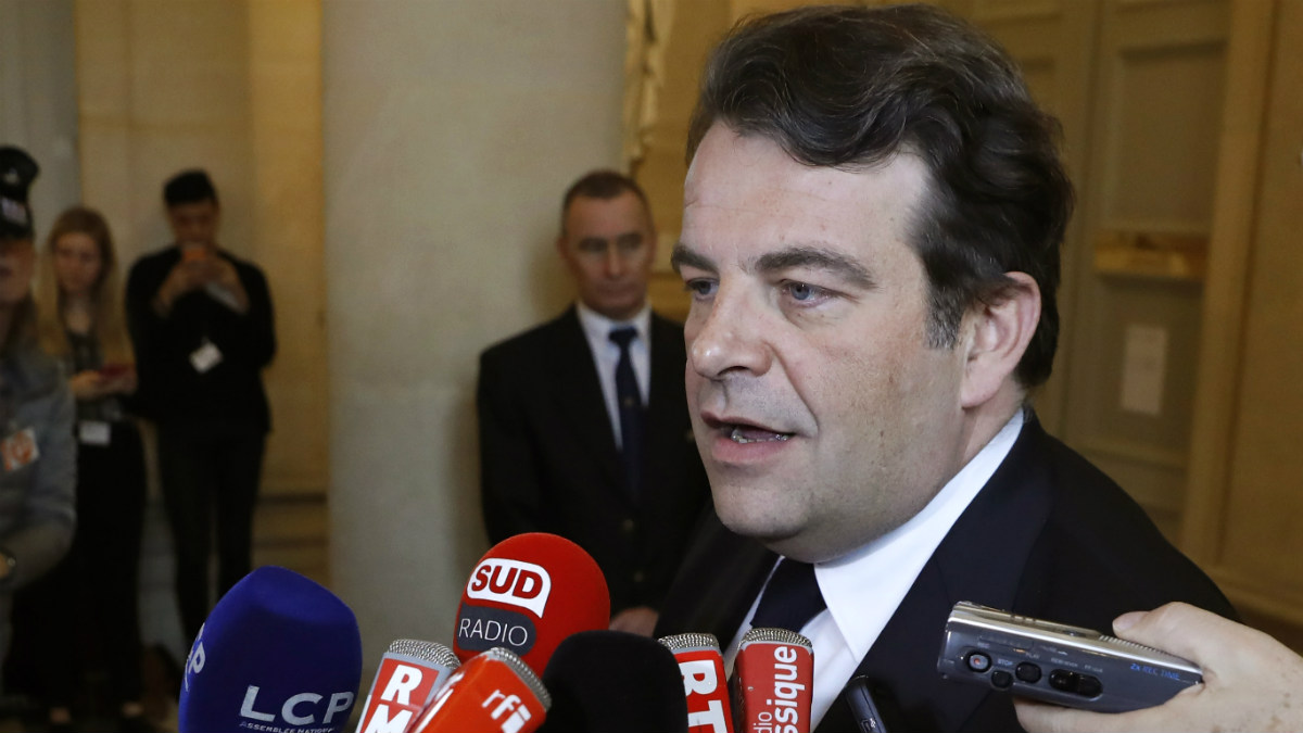 Thierry Solére, portavoz de Los republicanos en la Asamblea francesa. (AFP)