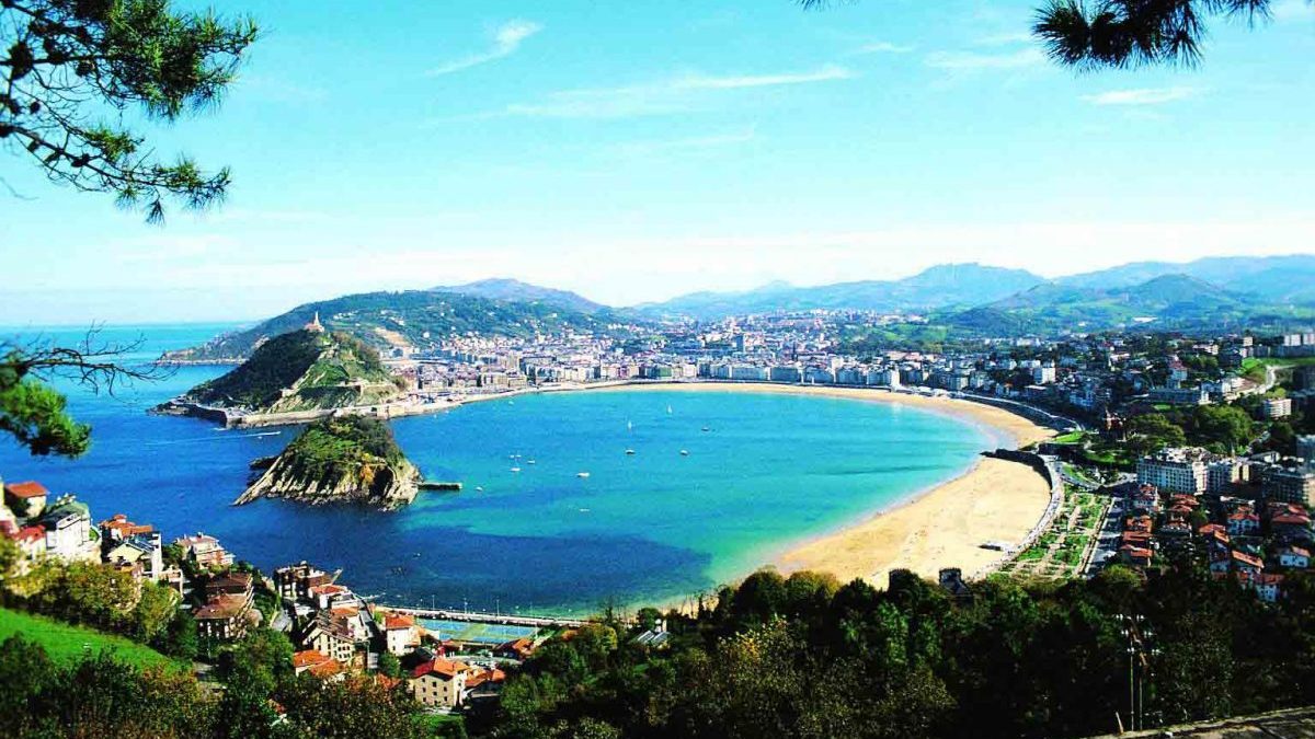 Playa de La Concha en San Sebastián (Foto. Ayuntamiento de San Sebastián)