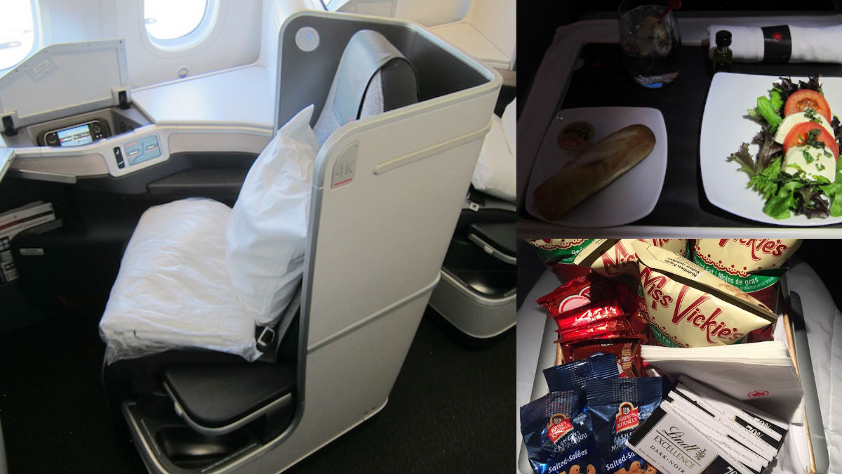 Algunos de los lujos que disponen los viajeros de la clase ‘Super Diamond’ de Air Canadá.