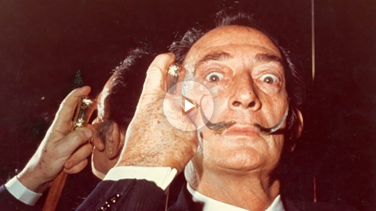 El artista Salvador Dalí, fallecido en enero de 1989. (Getty)