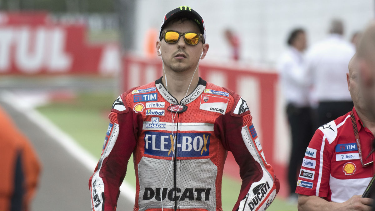 Jorge Lorenzo no terminó de aclimatarse a Ducati.