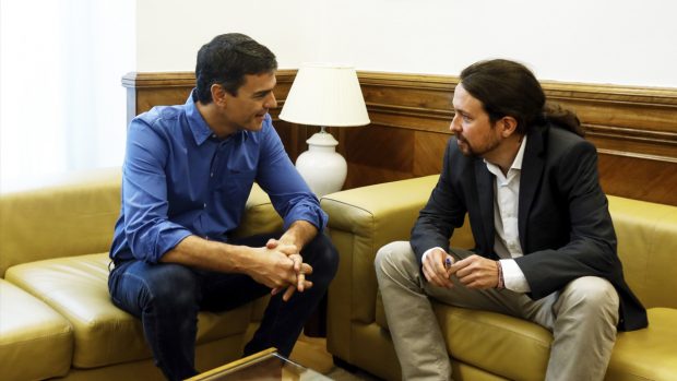 Pedro Sánchez y Pablo Iglesias