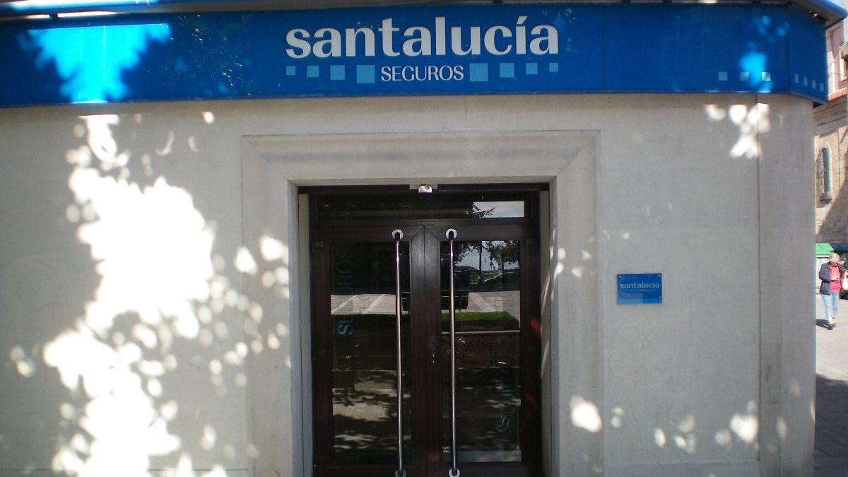 Una oficina de Seguros Santalucia