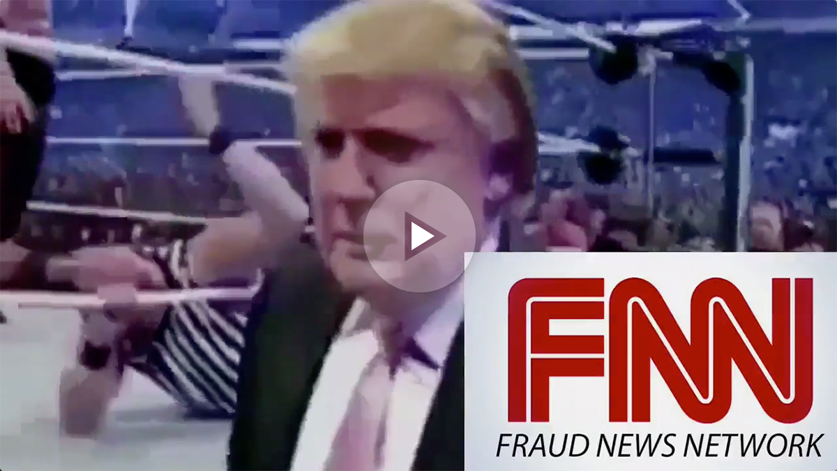 Donald Trump ha compartido este vídeo en Twitter en el que ‘reduce’ a la CNN por ser un «fraude».