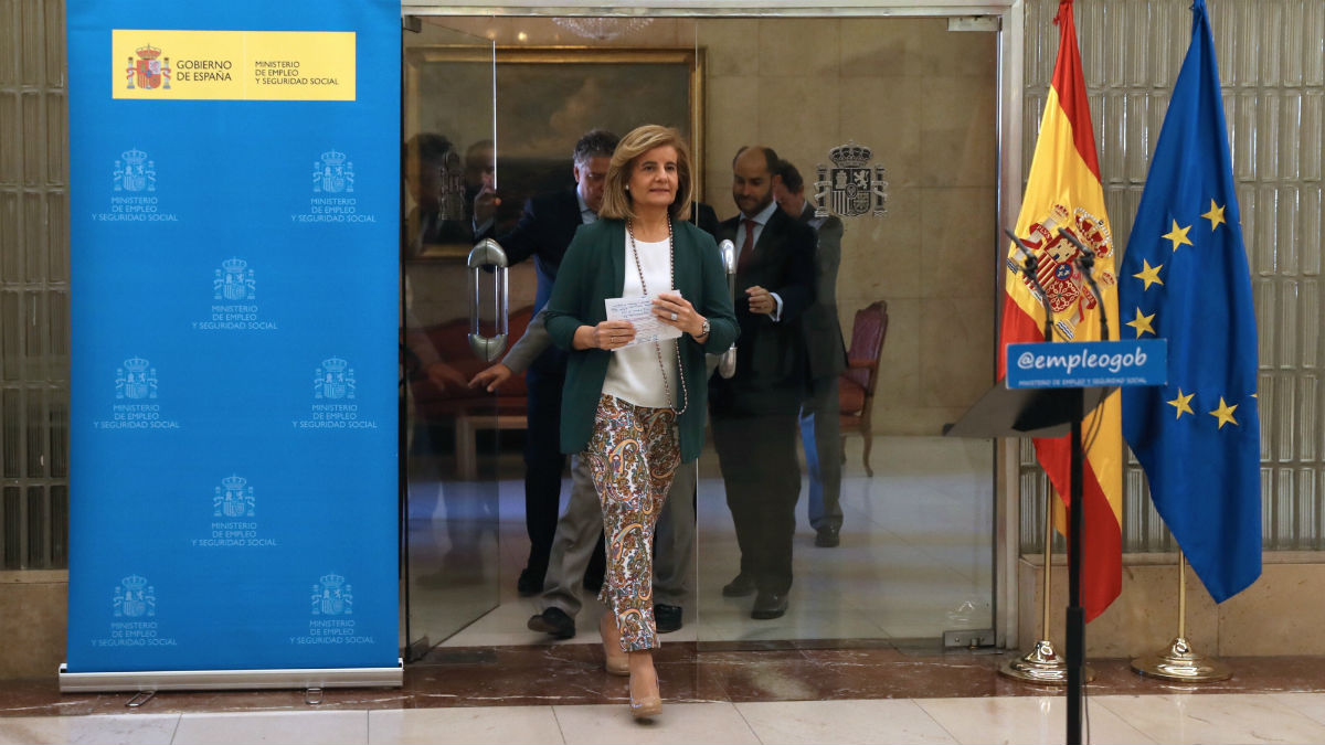 La ministra de Empleo, Fátima Báñez (Foto: EFE).