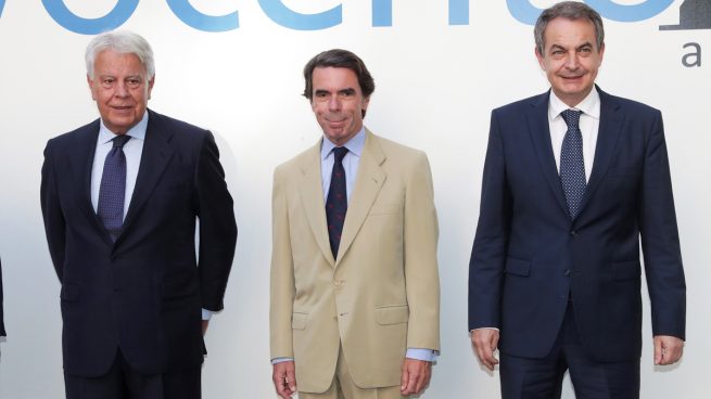 Felipe González, José María Aznar y José Luis Rodríguez Zapatero