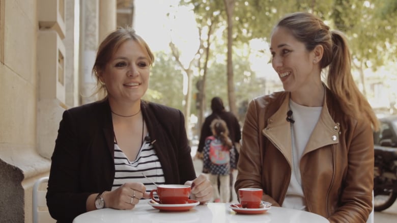 Melania e Isabel, fundadoras de Share a coffee for
