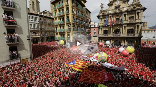 San Fermín-Ikurriña