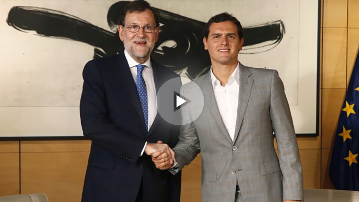 Mariano Rajoy y Albert Rivera. (Foto: EFE)